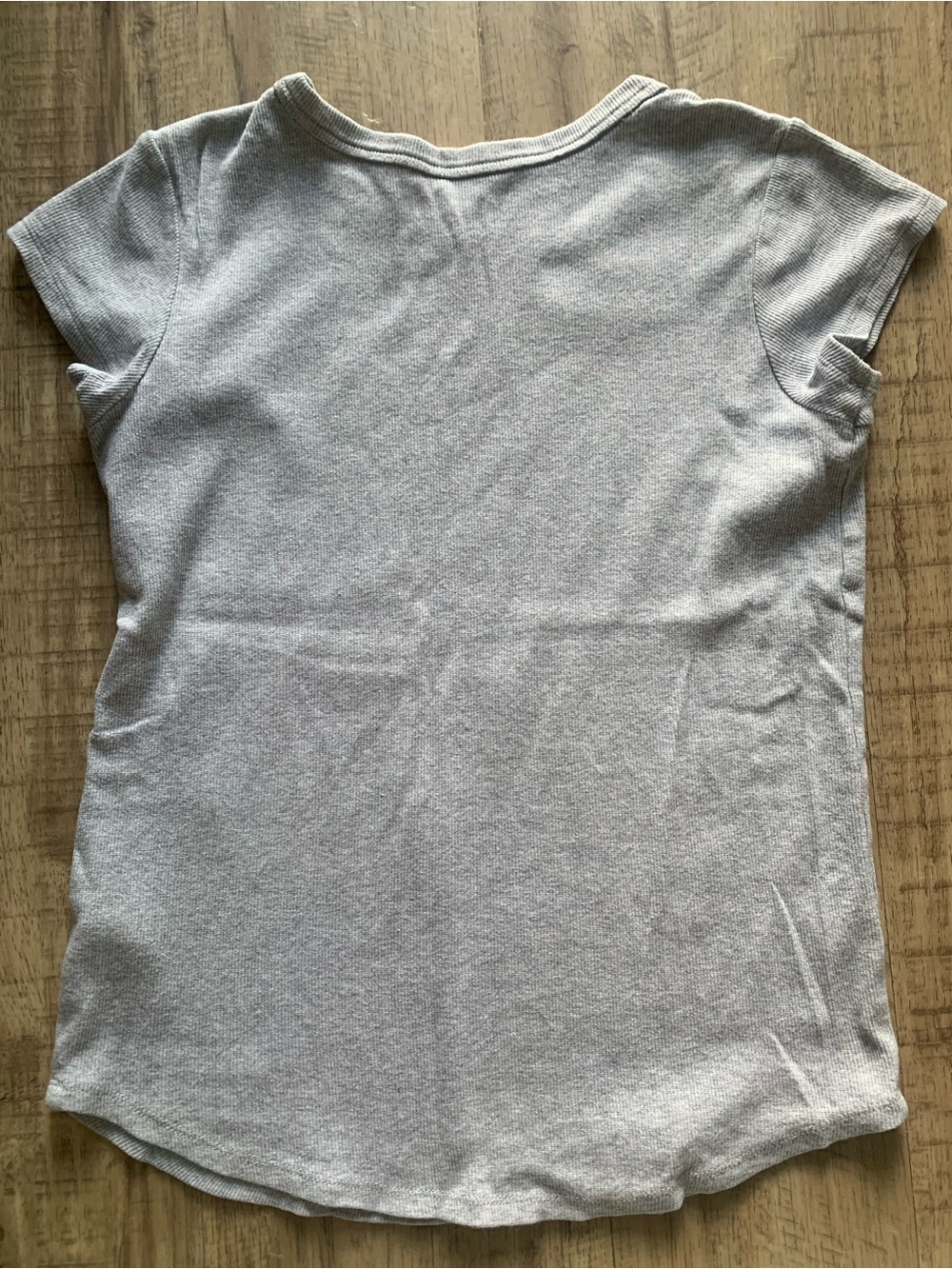 Buffalo Grey Ribbed T-shirt - Picture 3 of 6